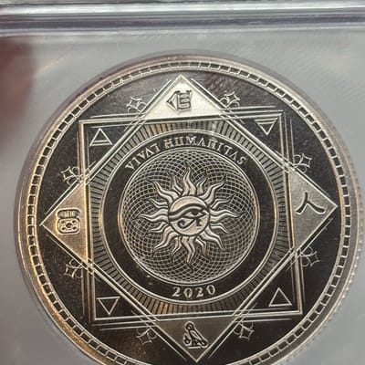 2020 Tokelau Is. 1oz .999 Ag Vivat Humanitas MS70 - additional view