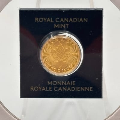 2020 Canada 1g .9999 Gold Maple in Assay
