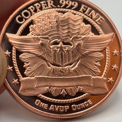 Lot of 20 1oz AVDP Copper Tribute Rounds - additional view