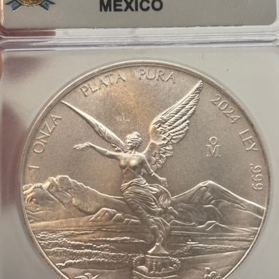 2024 1 Onza Mexican Libertad 1oz Ag ICG MS 69 - additional view