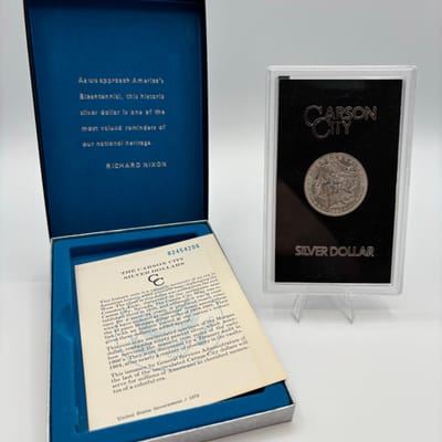 1882-CC Morgan Dollar GSA Hoard W/Box+COA