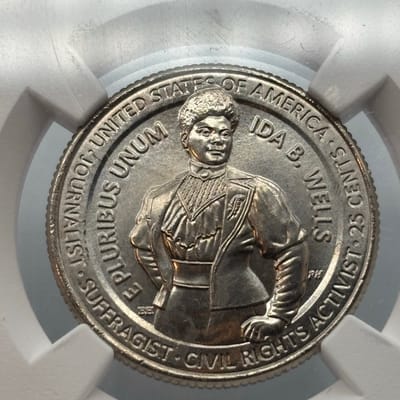 2025-P Clad Ida B Wells Quarter NGC MS 65 - additional view