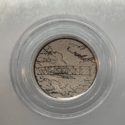 2026 Liberia P$25 1/500oz Pt Wright Brothers MS70 - additional view