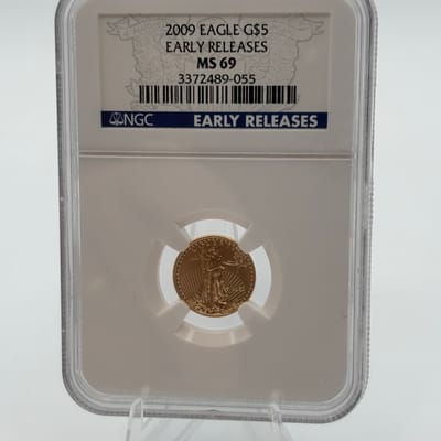 2009 1/10oz American Gold Eagle NGC MS 69