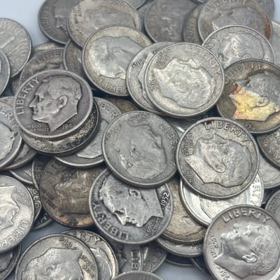 🔥Under Spot 90% Silver Roosevelt Dime Random Year