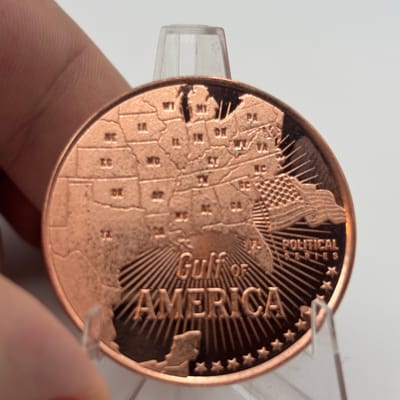 1oz AVDP Copper Disme Gulf of America Round