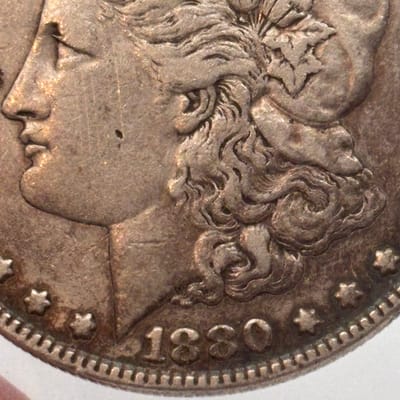 1880 Morgan Silver Dollar 90% Silver Circulated