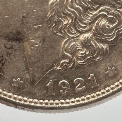 1921-D Morgan Silver Dollar 90% Silver Circulated
