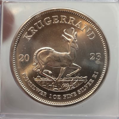 2023 South Africa Kruggerrand 1oz .999Ag ICG MS69+