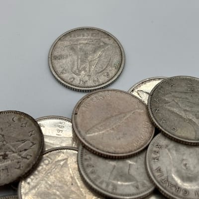 <Spot Pr1968 Canadian Dime 80% Silver Random Year - additional view