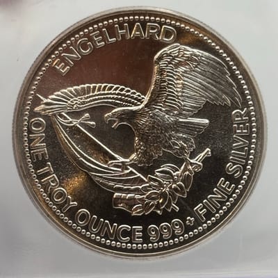 1985 Engelhard Prospector 1oz .999Ag ICG MS 67 - additional view