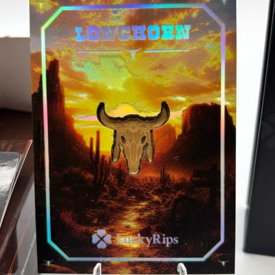 Lucky Rips Sheriff Stash 1/10oz .999 Gold Longhorn - additional view