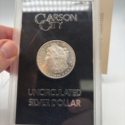 1884-CC Morgan Silver Dollar GSA W/Box&COA UNC - additional view