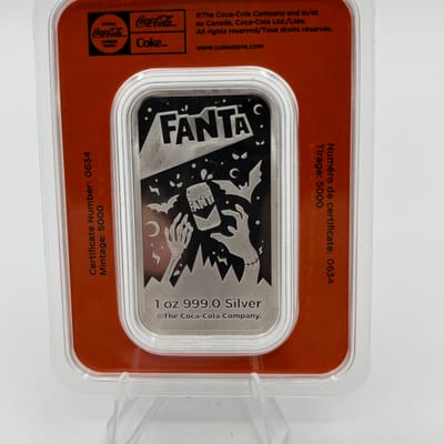 Coca-Cola Wanta Fanta 1oz .999Ag in TEP - additional view