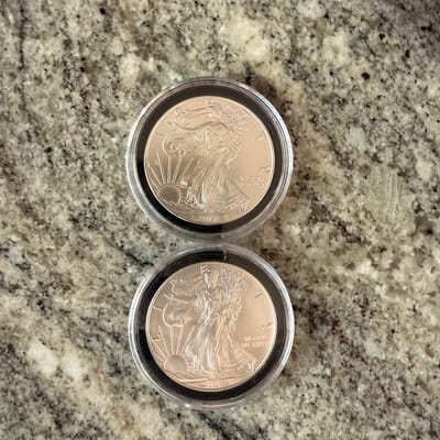 1 oz. American Silver Eagle Patriots Coins .999 - additional view