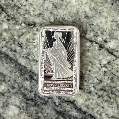 Pamp Suisse Lady of Libery 1 oz Silver Bar 