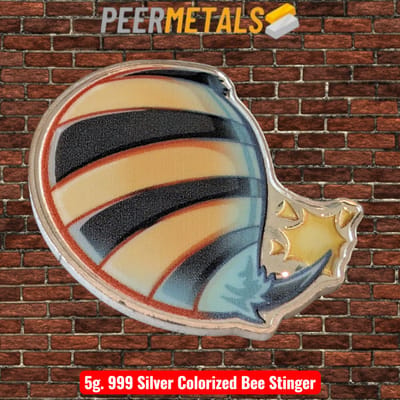 5g .999 Silver Colorized Bee Stinger – Traderbea