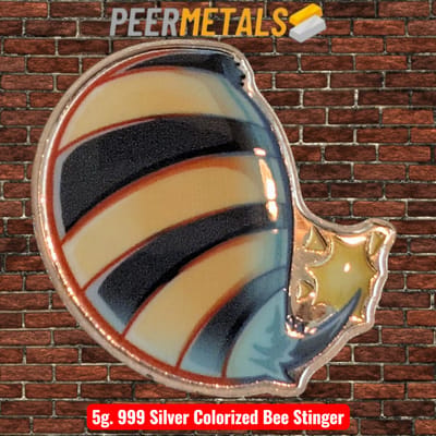 5g .999 Silver Colorized Bee Stinger – Traderbea - additional view