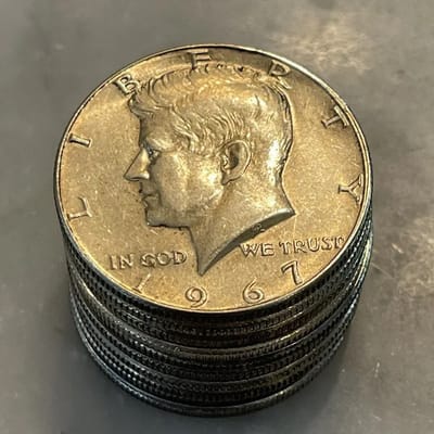 40% Silver Kennedy Half Dollar - Random Dates