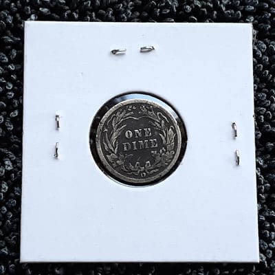 1902 - O - Barber Dime - additional view