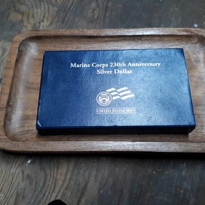 Marine Corps 230 Anniversary Silver Dollar Proof - additional view