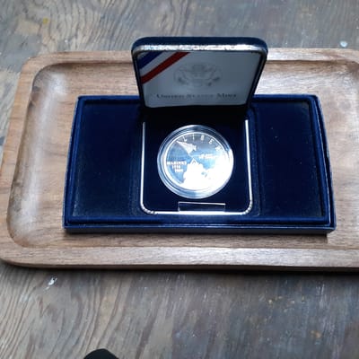 Marine Corps 230 Anniversary Silver Dollar Proof