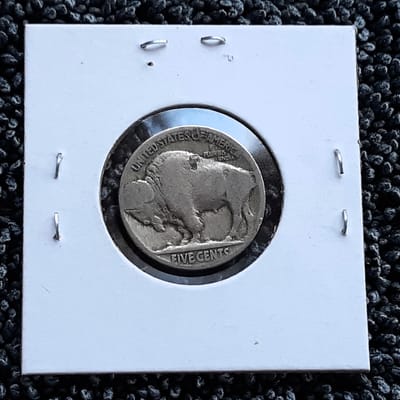 Buffalo Nickel - Worn Date  - additional view