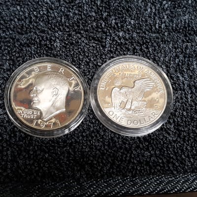 1971-S "Brown Ike" Dollar Proof - 40%