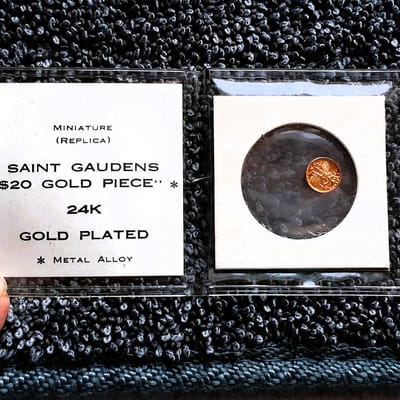 Miniature (Replica) St. Gaudens $20 Gold Piece 