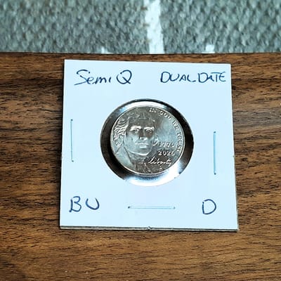 Semiquincentennial Dual Date Nickel 1776 - 2026 D