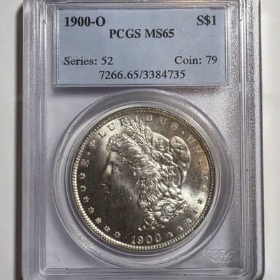 1900-O Morgan Silver Dollar PCGS MS65
