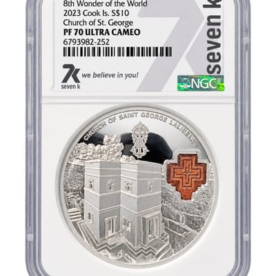 2023 Cook Islands $10 “Church of St. George”