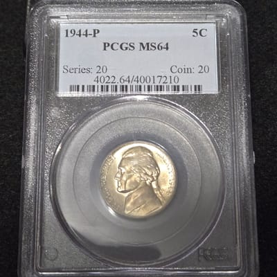 1944-P PCGS MS64 Lincoln War Nickel