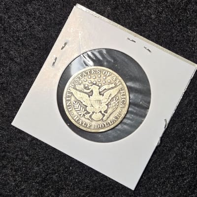 1906 Barber Half Dollar 90% Asw .3616oz - additional view