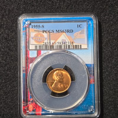 1955-S PCGS MS63RD