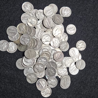 Random Mercury Dime (1916–1945) – 90% Silver - additional view