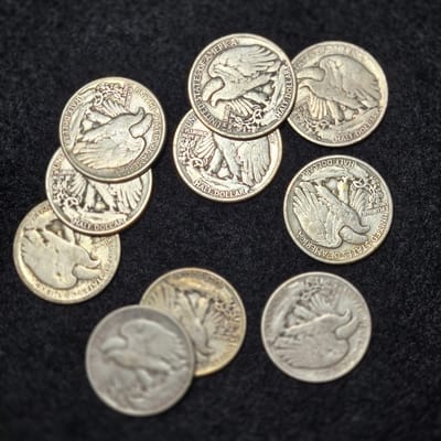 Walking Liberty Half Dollar  90% Silver One Random - additional view
