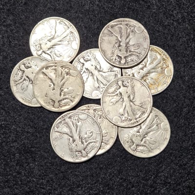 Walking Liberty Half Dollar  90% Silver One Random