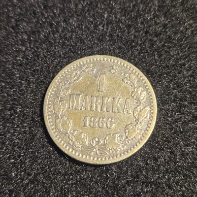 1866 1 Markka