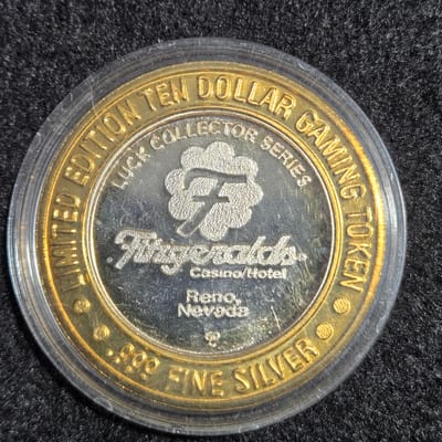 Fitzgeralds Reno $10 Silver Strike .60 ASW Token