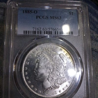 1885-o Morgan dollar
