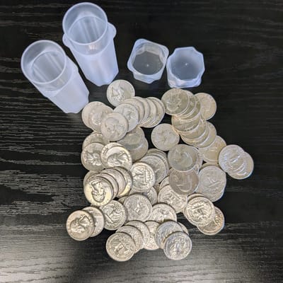 90% Junk Silver Quarters $20 FV 