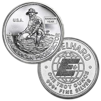 Engelhard Prospectors 1 oz Silver - RNDM