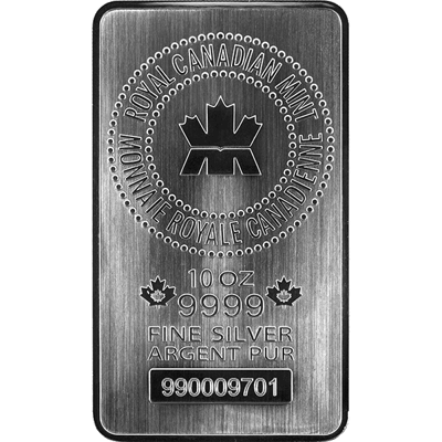 Royal Canadian Mint 10oz Silver Bar