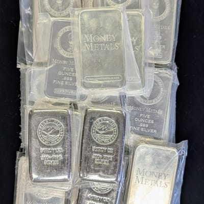 5 oz. Silver Bars @ SPOT - Random Design