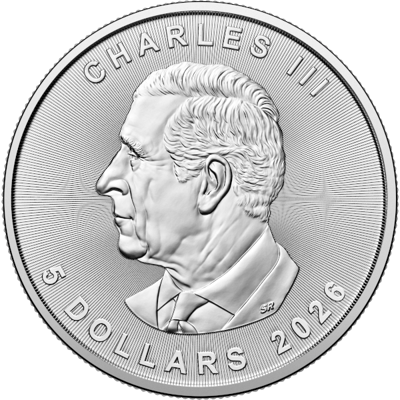 2026 1 oz CANADIAN SILVER MAPLE LEAF .9999 - additional view