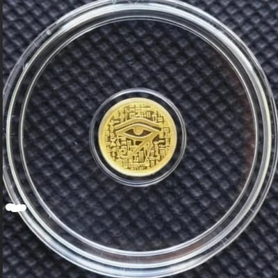 1/500 ozt - Eye Of Ra - MPM .9999 gold - additional view