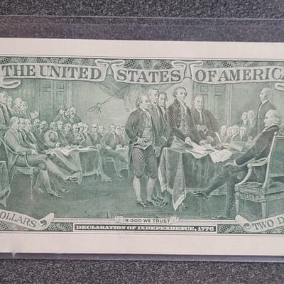 Minnesota Commemorative - $2 Note - additional view
