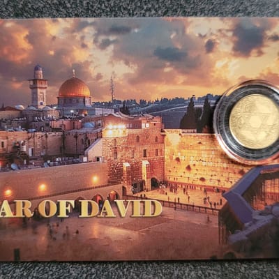 STAR OF DAVID - 1/1000th .9999 gold