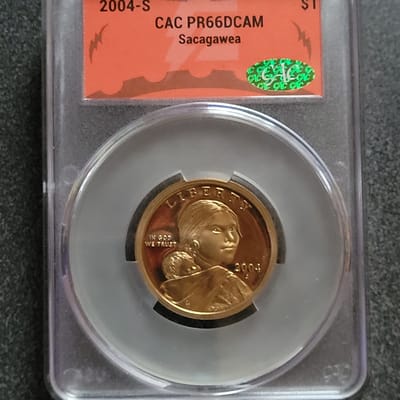 2004 (S) Sacagawea, CAC PR 66 DCAM